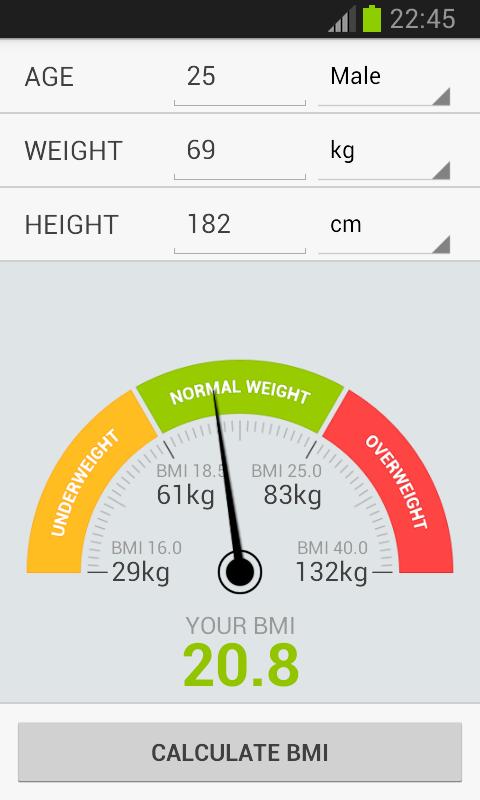 BMI Calculator App