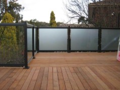 UV Protected Glass Fence