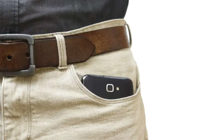phone in front pocket