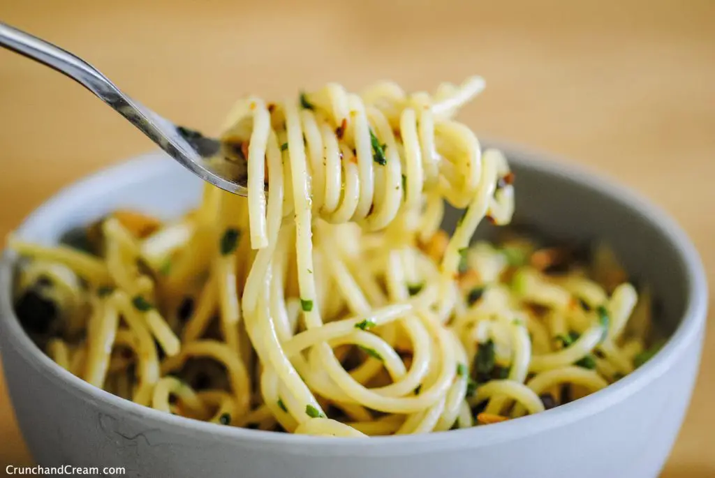 Weed-Infused Garlic Pasta With Parmesan