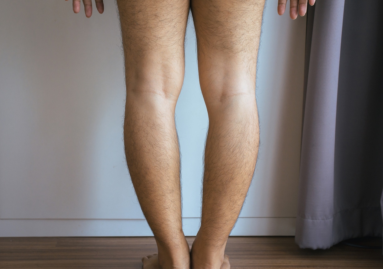 Квадратные ноги у человека